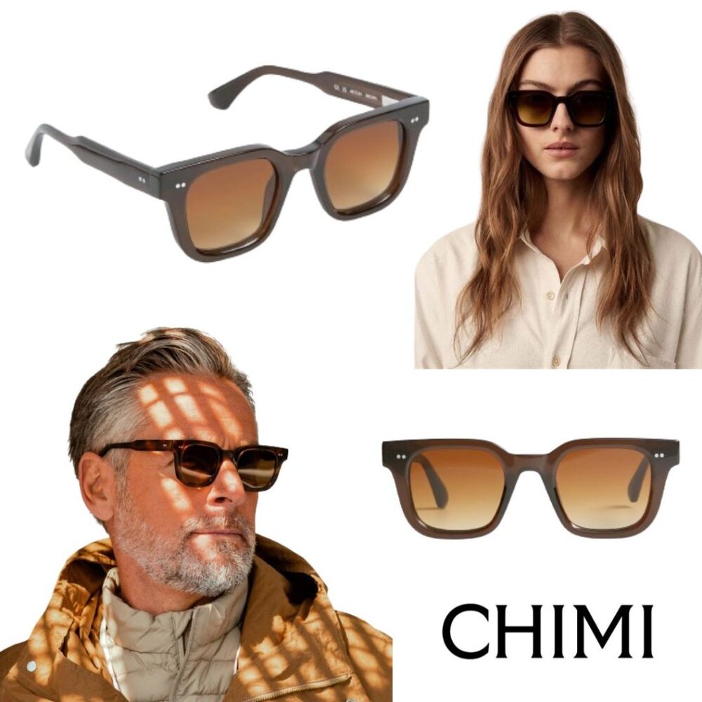 NWT - CHIMI 04 Brown Sunglasses (45mm-24mm)